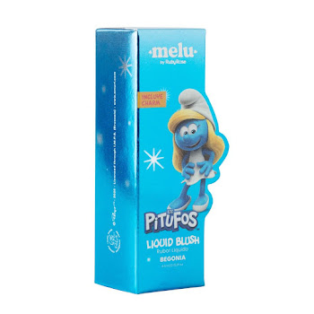 Rubor Líquido Melu Pitufos Tono Begonia Tubo x  4.5 ml  