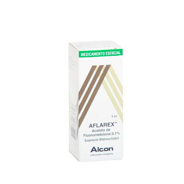 Aflarex Sus. Oftálmica   Fco. X5Ml Novartis Acetato De Fluorometolona    