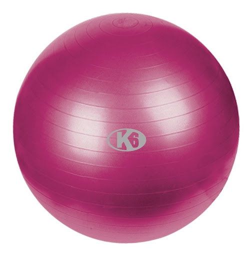 Pelota Para Pilates Y Yoga 65cm Fucsia K6  Yoga 65cm Fucsia K6 