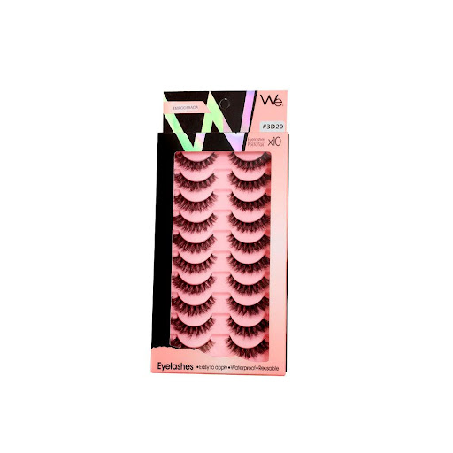 Pestañas postizas enteras we cosmetics Empoderada x10 We cosmetics Caja x 10 Par undefined