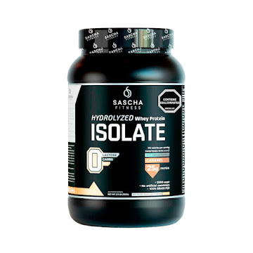 Proteina Isolate Sascha Fitness Caramelo Frasco x 957 gr  
