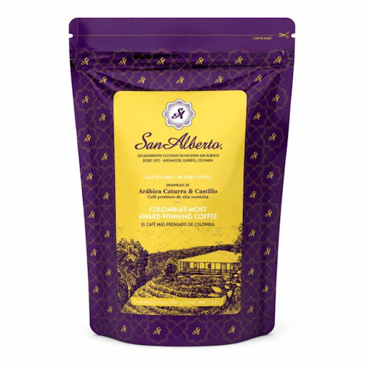 Café 340gr tueste medio grano  San Alberto Bolsa  x 1