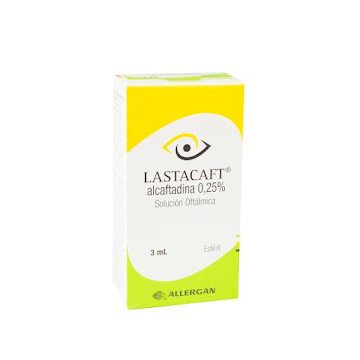 Lastacaft Alcaftadina 0.25% Allergan Solución Oftálmica Frasco x 3 ml  