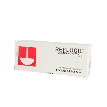 Reflucil Mosapride Citrato 5 mg Tecnofarma Caja x 30 Comprimidos  