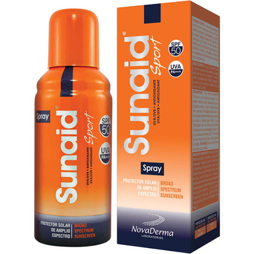 PROTECTOR SOLAR SUNAID SPORT FRASCO X 180 ML NOVADERMA.