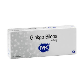 Ginkgo Biloba MK 40mg Caja x 20 Tabletas  