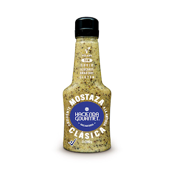 Salsa Hacienda Gourmet Mostaza Clásica x 380 gr  