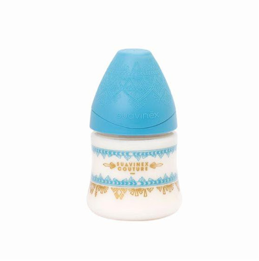 Suavinex Biberón Couture 150 ml Azul Claro Suavinex Caja x 1 