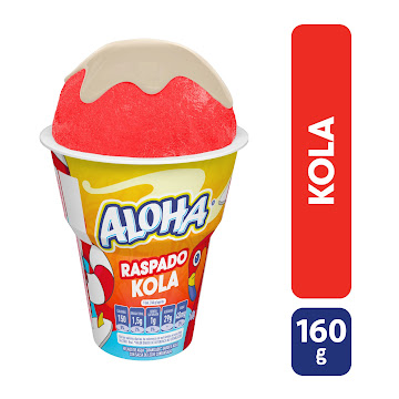 Helado Crem Helado Aloha   Vaso Raspado Kola X160gr 
