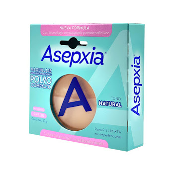 Polvo Compacto Asepxia Tono Natural x 10 gr  