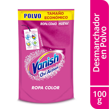 Limpiador Vanish   Quitamanchas Ropa Color x 100 gr 