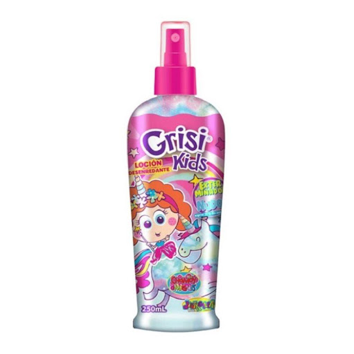 Loción Desenredante Distroller 250ml Grisi Grisi Frasco Aerosol x 1 Und Loción desenredante con Olor a Chicle 
Formula especialmente para peinar el cabello de tu pequeño de una forma fácil, suave y delicada, dejara su cabello manejable y sin nudos. 
Dile adiós a los tiron