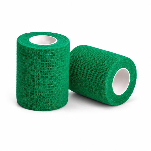VENDA ELASTICA COHESIVA NO TEJIDA 3X5 VERDE (PAQ X2) MEDSUP PAQUETE x 2