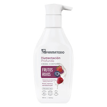 Crema Corporal Farmatodo Humectación Profunda Frutos Rojos x 500ml  