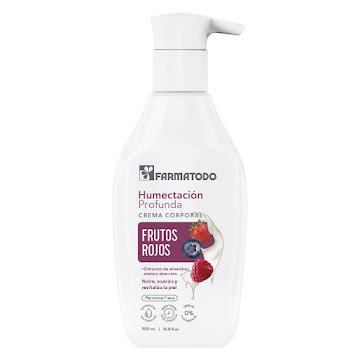Crema Corporal Farmatodo Humectación Profunda Frutos Rojos x 500ml  
