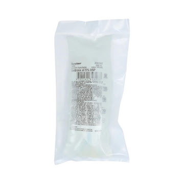 Dextrosa 5% USP Solución Inyectable Baxter Bolsa x 250 ml  