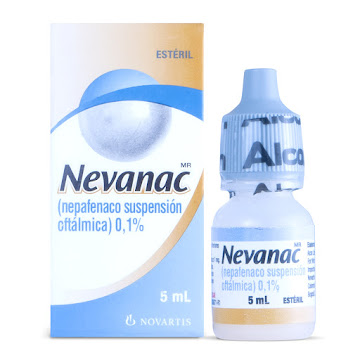 **Nevanac 0.1% Solución Oftálmica Frasco X5Ml.  Nepafenaco        