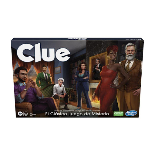 Juego De Mesa Clue Hasbro Hasbro Gaming  x 1 Clue es un clásico juego de mesa de misterio donde los jugadores asumen el papel de detectives intentando resolver un asesinato en una mansión. Debes descubrir quién cometió el crimen, con qué arma y 