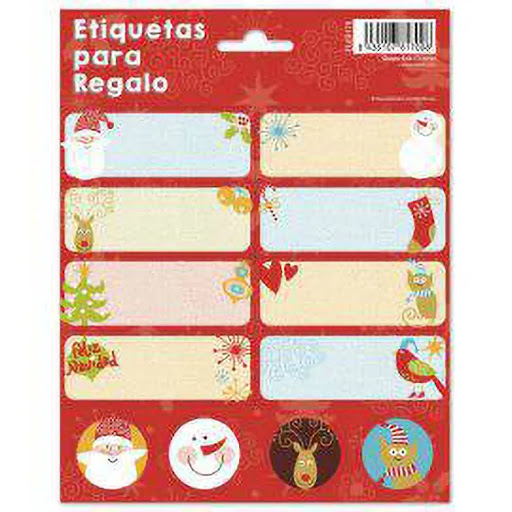 //TARJETA  AUTOADHESIVA X 10 UNIDADES SURTIDA