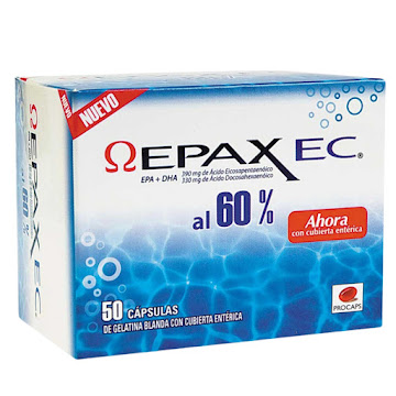 Epax Ec al 60% Ácido Docosahexaenoico 330 mg Procaps Caja x 50 Cápsulas  