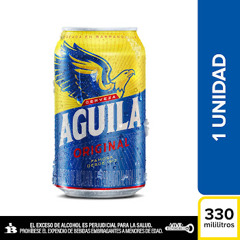 Cerveza Aguila Lata x 330 ml  