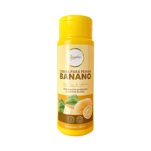 Crema Para Peinar Anyeluz Con Banano x 250 ml