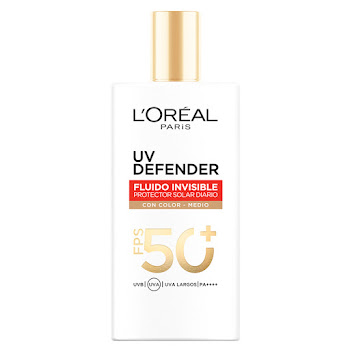 Protector Solar Loreal Paris UV Defender Fluido Invisible Medio x 40 gr  