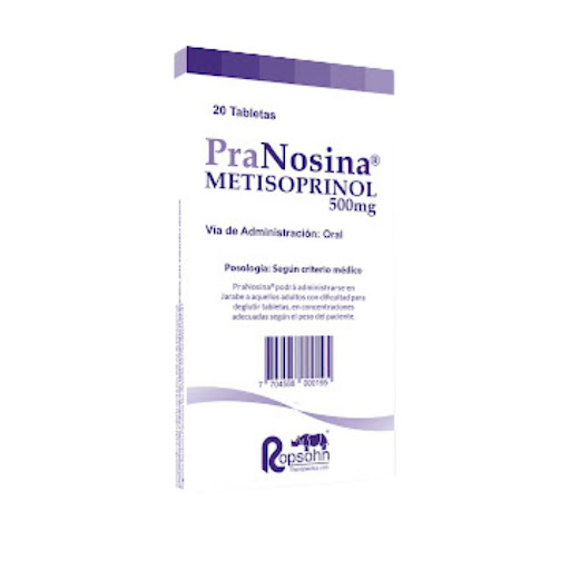 **PRANOSINA 500MG TABLETAS CAJA X20TAB. ROPHSON METISOPRINOL            