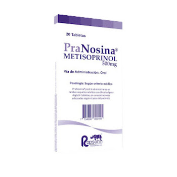 **PRANOSINA 500MG TABLETAS CAJA X20TAB. ROPHSON METISOPRINOL              