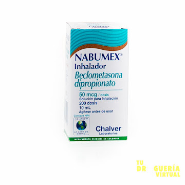 Beclometasona //Nabumex Inh 50mcg Fco X 200 Dosis Chalver  undefined