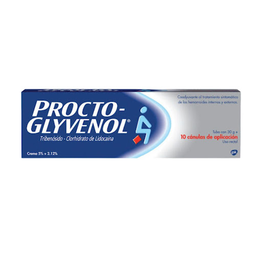 Proctoglyvenol 5% Crema Antihemorroidal Tubo x 30 gr