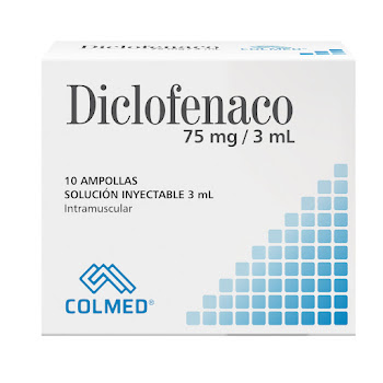 **Diclofenaco Sódico Colmed 75mg/3ml Caja x 10 Ampollas  