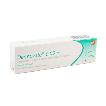 Dermovate Propionato de Clobetazol 0.05% Gsk Crema Tubo x 30 gr  