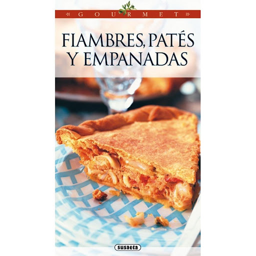 Fiambres, Patés Y Empanadas. Gourmet Susaeta Ediciones Libro x 1.0 FIAMBRES, PATES Y EMPANADAS (GOURMET)  Ficha técnica de FIAMBRES, PATES Y EMPANADAS Nº de páginas: 96 Editorial: SUSAETA Idioma: CASTELLANO Encuadernación: Tapa blanda ISBN: 9788430583676 Año de edici