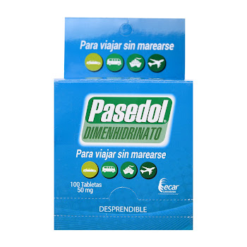 Pasedol Dimenhidrinato 50 Mg Ecar Caja X 100 Tabletas  
