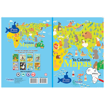 Libro De Colorear Sicoben Yo Coloreo Mapas x 1 und  