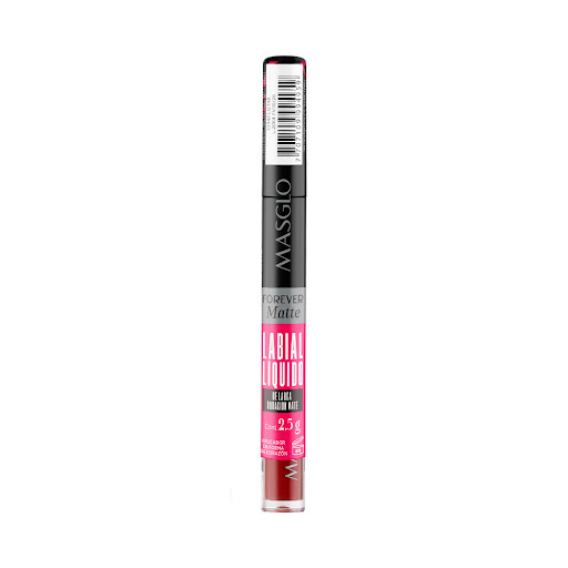 Labial Líquido Masglo Forever Matte Farandulera x 2.5 gr