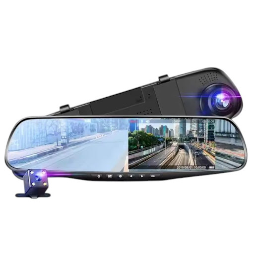 Camara Espejo Retrovisor Para Carro Con Grabacion UNIMARC Unidad x 1