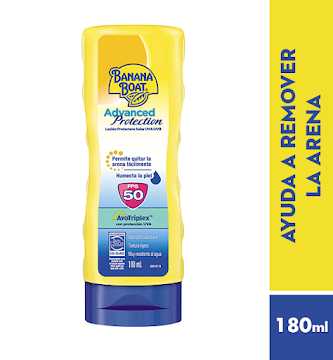 PROTECTOR SOLAR BANANA   BOAT ADVANCED PROTECTION FPS 50 X180ML  