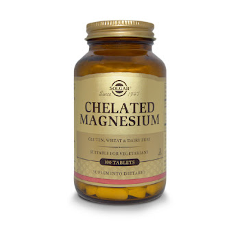 Suplemento Dietario   Solgar Chelated Magnesium Frasco x 100 Tabletas  