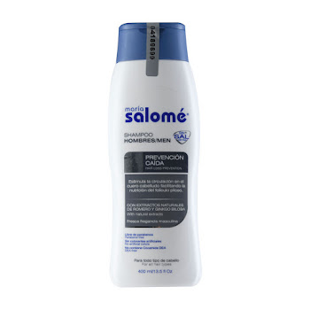 Shampoo María Salomé Hombre Prevención Caída Sin Sal x 400 ml  