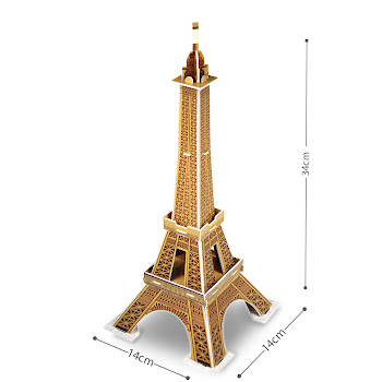 Rompecabezas 3D Cubic   Fun Torre Eiffel 20p x 1 und 