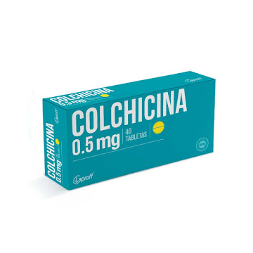 Colchicina Laproff 0.5 mg Caja x 40 Tabletas  
