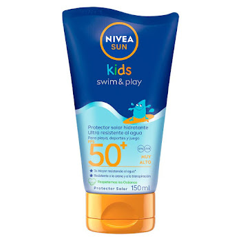 Protector Solar Nivea Sun Kids Resistente al Agua Tubo x 150 ml  