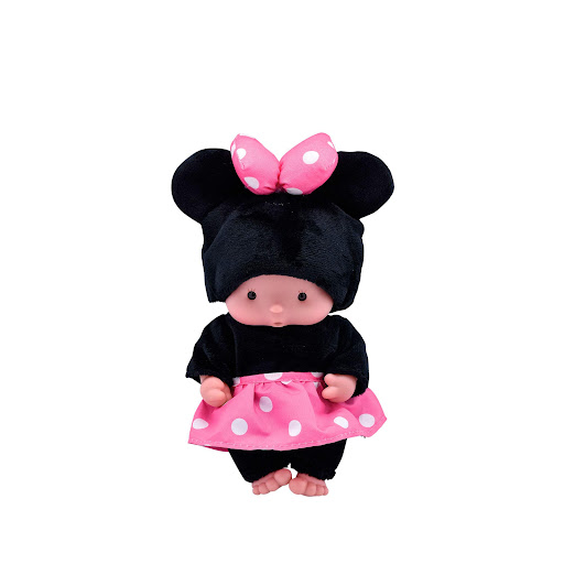 Muñeco Minnie Bebé Disfracitos Disney Disney Caja x 1 Celebra toda una vida de amistad y recuerdos con las muñecas bebés Disfracitos Disney, colecciona los compañeros más leales de las mejores películas de Disney. 8 Muñecas bebés de colección edición lim