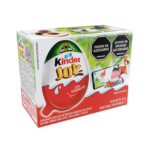 Huevo Kinder Joy Natoons Caja x 2 und