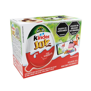 Huevo Kinder Joy Natoons Caja x 2 und  