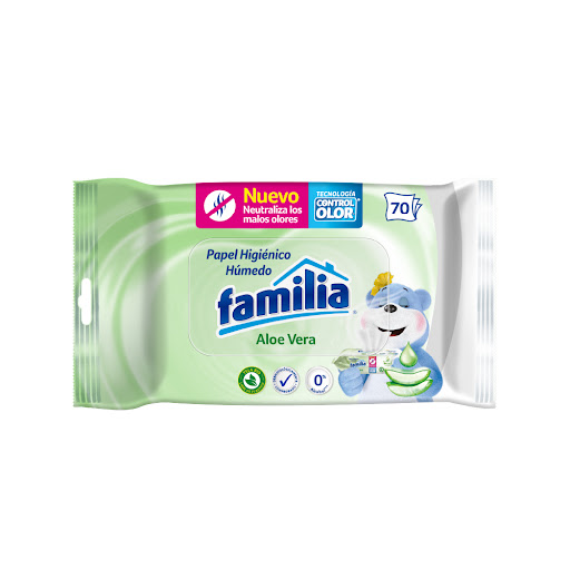 Papel Higienico Familia Humedo Paquete x 70 und