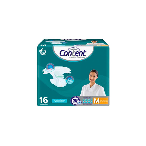 Pañal Content Medical Advanced talla M Paquete x 16 und