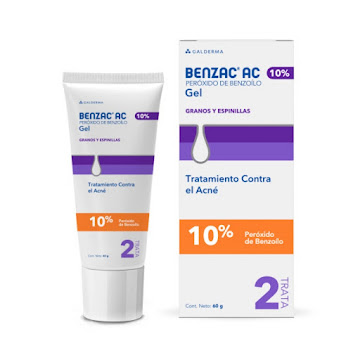 Benzac Ac Peróxido De Benzoilo 10% Benzac Ac Galderma Tubo x 60 gr  